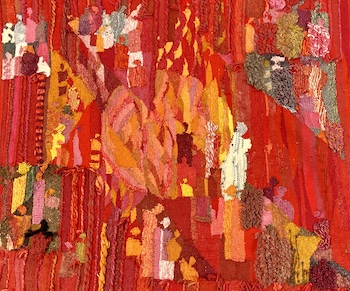 RED Exhibition tapestry