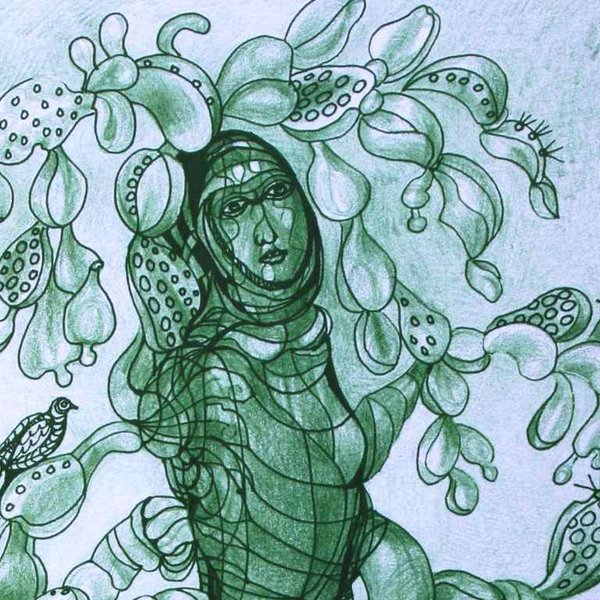 Drawing by Anne Marie Adonyi