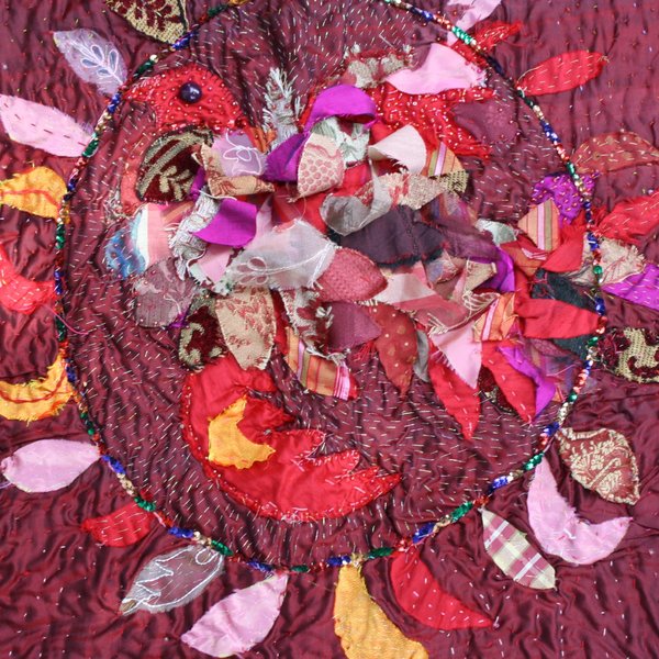 Fabric collage by Anne Marie Adonyi